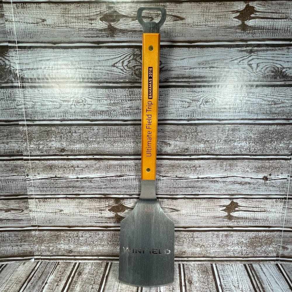 WINFIELD Grill Spatula Turner Bottle Opener Ultimate Field Trip Bahamas 2016